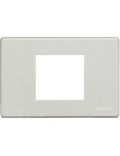 Plaque magique Bticino 2p centrée oxidal 503//23a//x